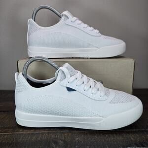 Vessi Women's White Knit Sneakers